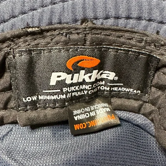 NWT Pukka Original Shademaker II Kukui’ula Patch Golf Hat Navy Men’s S/M - Picture 9 of 11